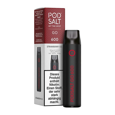 Pod Salt Go 600 - Strawberry-Ice 20mg