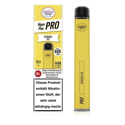 Dinner Lady Vape Pen Pro - Banana Ice