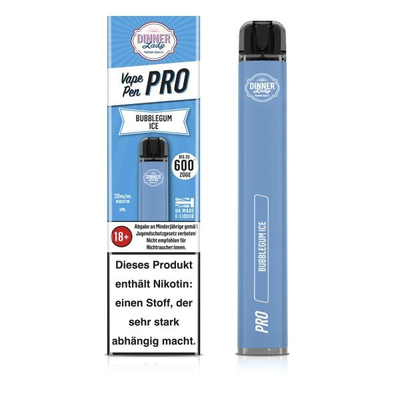 Dinner Lady Vape Pen Pro - Bubblegum Ice