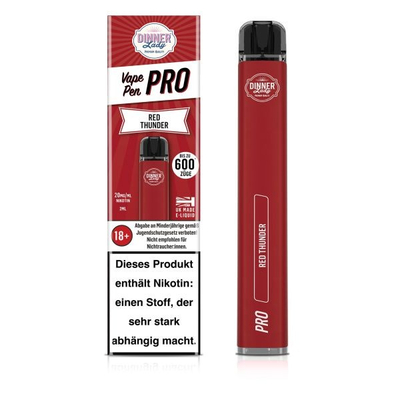 Dinner Lady Vape Pen Pro - Red Thunder