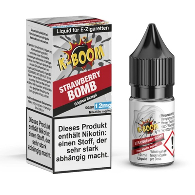 K-Boom Liquid - Strawberry Bomb 12mg