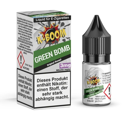 K-Boom Liquid - Green Bomb 3mg