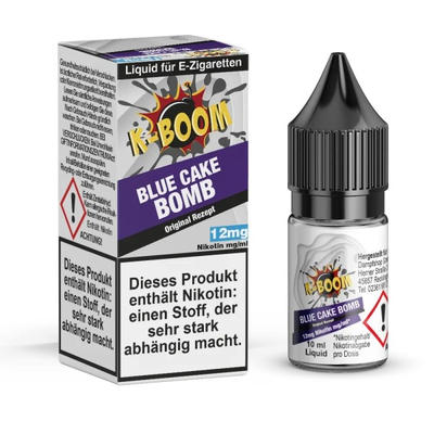 K-Boom Liquid - Blue Cake Bomb 12mg