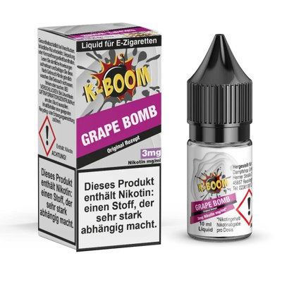 K-Boom Liquid - Grape Bomb 3mg