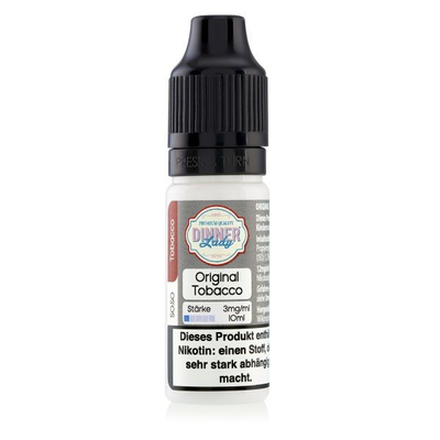 Dinner Lady Liquid - Original Tobacco 3mg