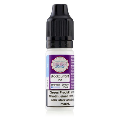 Dinner Lady Liquid - Blackcurrant Ice 3mg