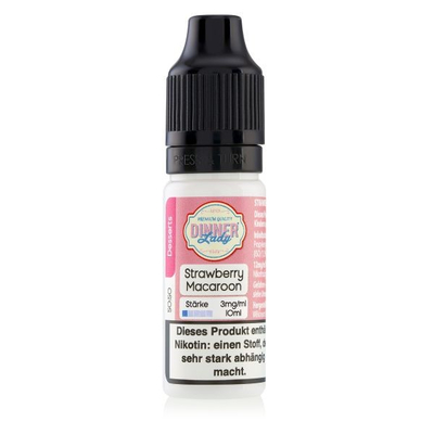 Dinner Lady Liquid - Strawberry Macaroon 3mg