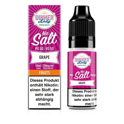 Dinner Lady NicSalt Liquid - Grape 20mg