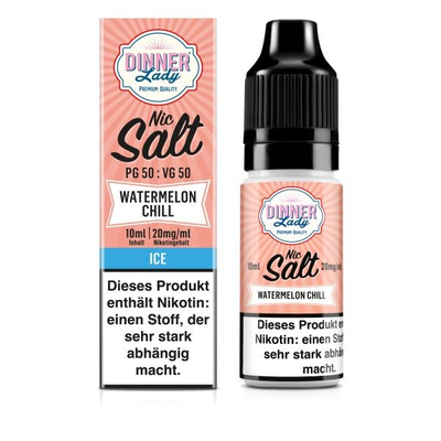 Dinner Lady NicSalt Liquid - Watermelon Chill 20mg