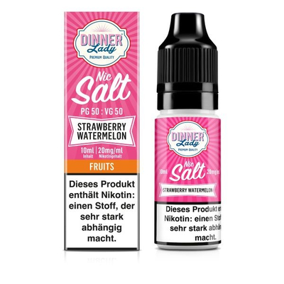 Dinner Lady NicSalt Liquid - Strawberry Watermelon 20mg