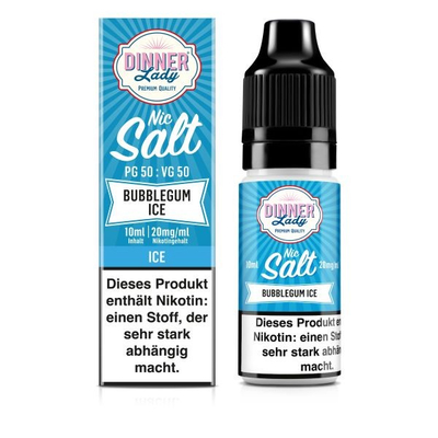 Dinner Lady NicSalt Liquid - Bubblegum Ice 20mg