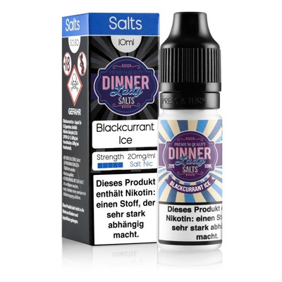 Dinner Lady NicSalt Liquid - Blackcurrant Ice 20mg