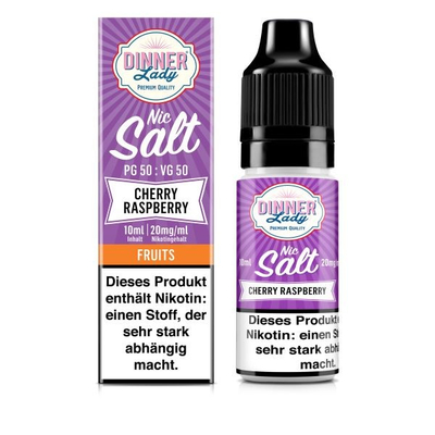 Dinner Lady NicSalt Liquid - Cherry Raspberry 20mg