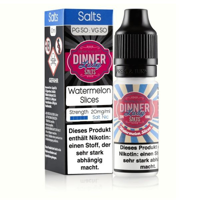 Dinner Lady NicSalt Liquid - Watermelon Slices 20mg