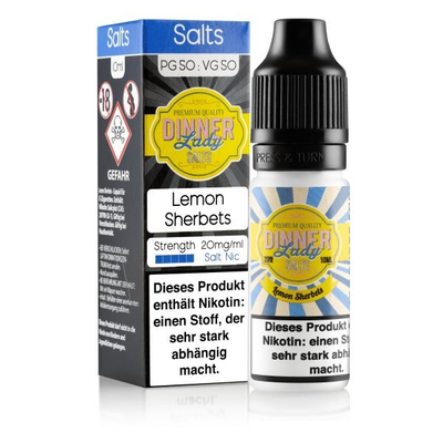 Dinner Lady NicSalt Liquid - Lemon Sherbets 20mg