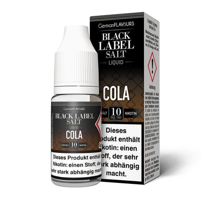Black Label NicSalt Liquid - Cola 20mg