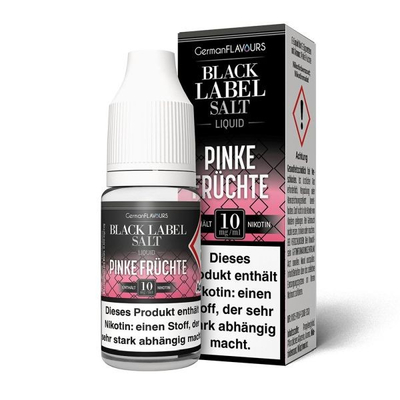 Black Label NicSalt Liquid - Pinke Früchte 20mg