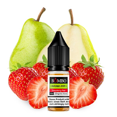 Bombo NicSalt Liquid - Strawberry Birne 20mg
