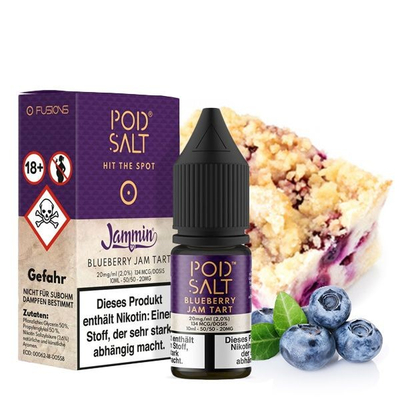 Pod Salt Fusion Liquid - Blueberry Jam Tart 20mg