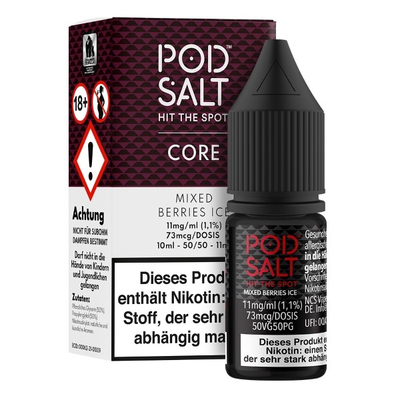 Pod Salt Core Liquid - Mixed Berries Ice 11mg