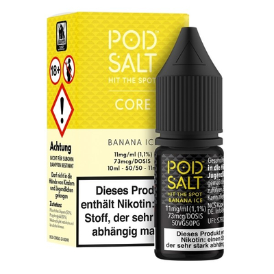 Pod Salt Core Liquid - Banana Ice 11mg