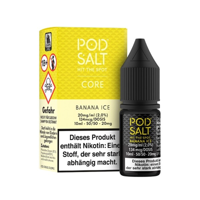 Pod Salt Core Liquid - Banana Ice 20mg