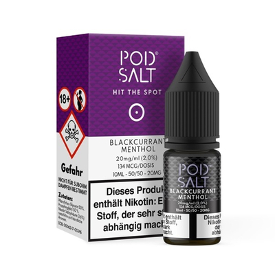 Pod Salt Core Liquid - Blackcurrant Menthol 20mg