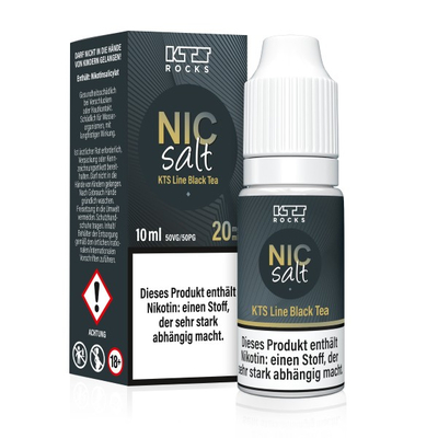 KTS Line NicSalt Liquid - Black Tea 20mg