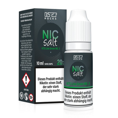 KTS Line NicSalt Liquid - Green No.3 20mg