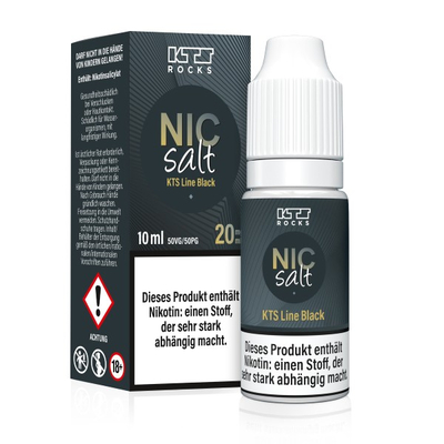 KTS Line NicSalt Liquid - Black 20mg