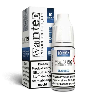 Wanted Overdosed NicSalt Liquid - Blaubeer 10mg