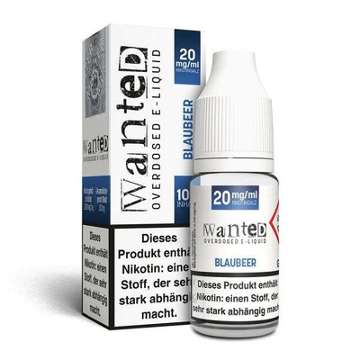 Wanted Overdosed NicSalt Liquid - Blaubeer 20mg