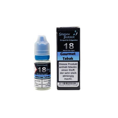 Shadow Burner NicSalt Liquid - Gourmet Tabak 18mg