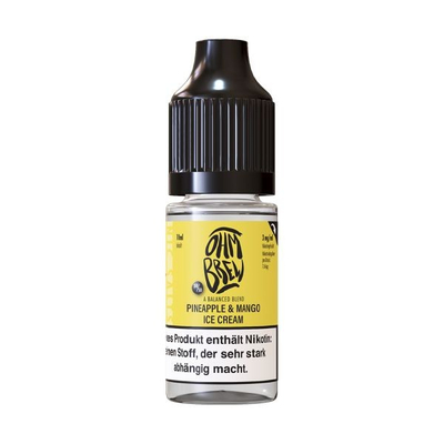 Ohm Brew NicSalt Liquid - Pineapple & Mango Ice Cream 3mg