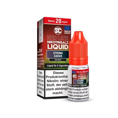 SC Red Line NicSalt Liquid - Strong Cassis 10mg