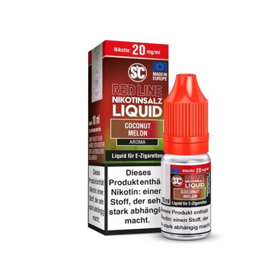 SC Red Line NicSalt Liquid - Coconut Melon