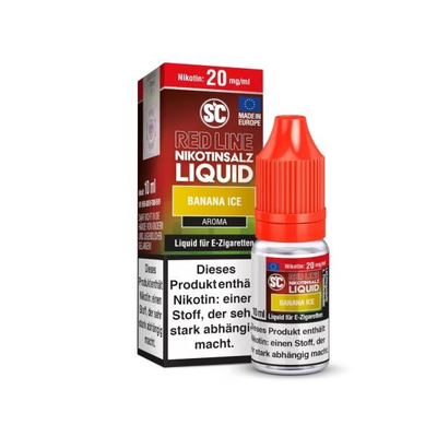 SC Red Line NicSalt Liquid - Banana Ice 20mg