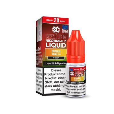 SC Red Line NicSalt Liquid - Orange Vanilla