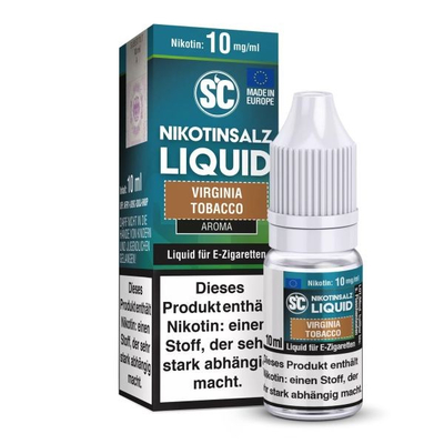 SC NicSalt Liquid - Virginia Tobacco 10mg