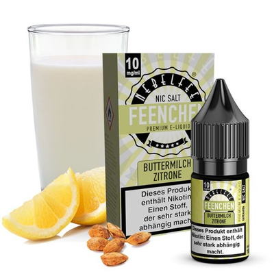 Nebelfee NicSalt Liquid - Buttermilch Zitrone 10mg