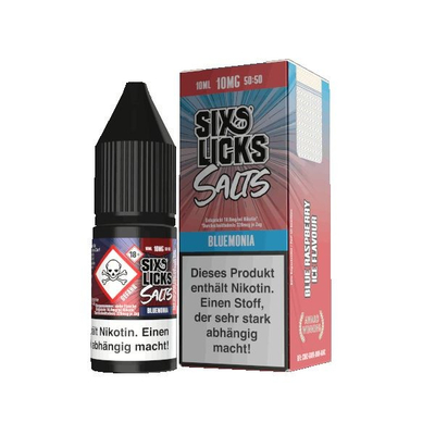 Six Licks NicSalt Liquid - Bluemonia