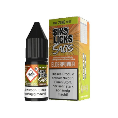 Six Licks NicSalt Liquid - Elderpower 10mg