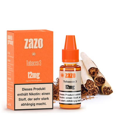ZAZO Classics Liquid - Tobacco 3 4mg