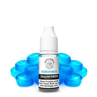 VAPING GORILLA NicSalt Liquid - Eisbonbon 20mg