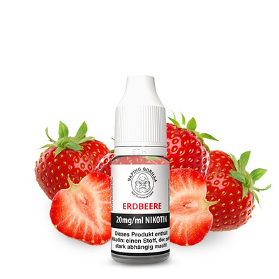 VAPING GORILLA NicSalt Liquid - Erdbeere 20mg