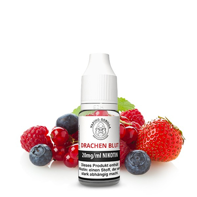 VAPING GORILLA NicSalt Liquid - Drachen Blut 20mg