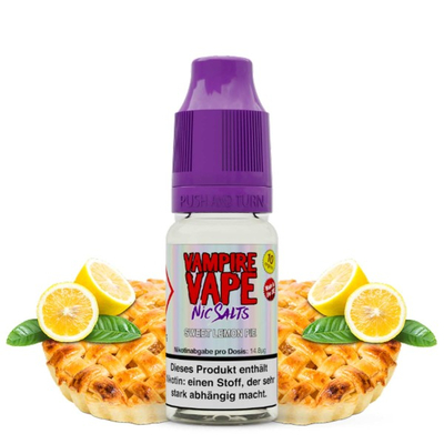 Vampire Vape NicSalt Liquid - Sweet Lemon Pie 10mg