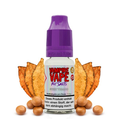 Vampire Vape NicSalt Liquid - Sweet Tobacco