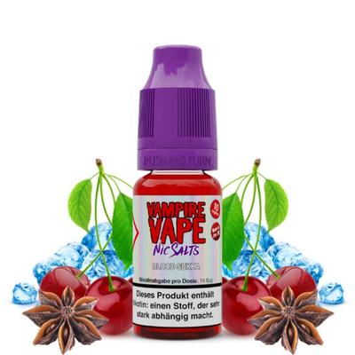 Vampire Vape NicSalt Liquid - Blood Sukka