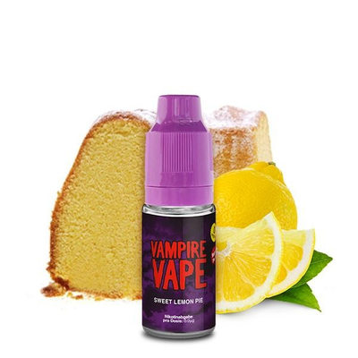 Vampire Vape Liquid - Sweet Lemon Pie 0mg